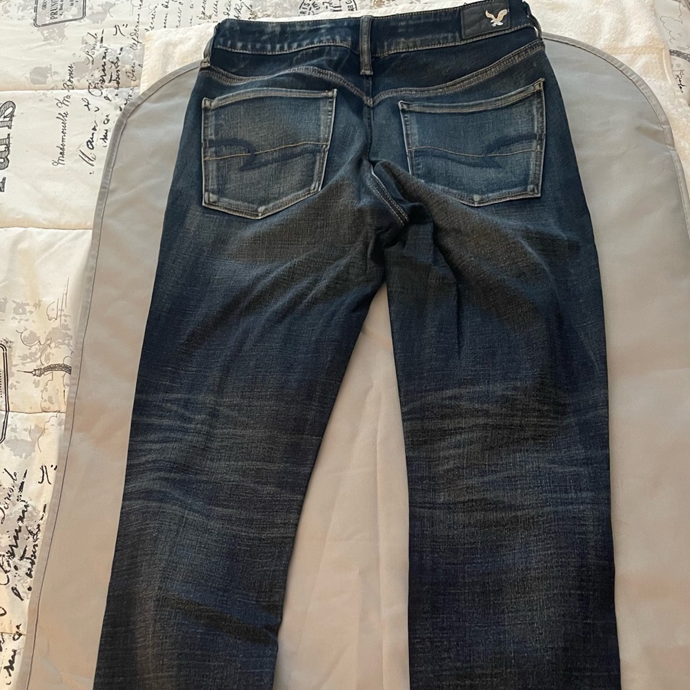 American Eagle Outfitters Hi Rise Super Stretch Distressed Jegging